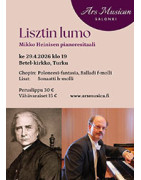 Lisztin lumo - Mikko Heinisen pianoresitaali